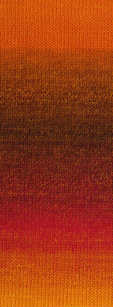 457 Terrakotta/Schoko-/Dunkelbraun/Tonrot/Rotorange/;Dottergelb/Oran