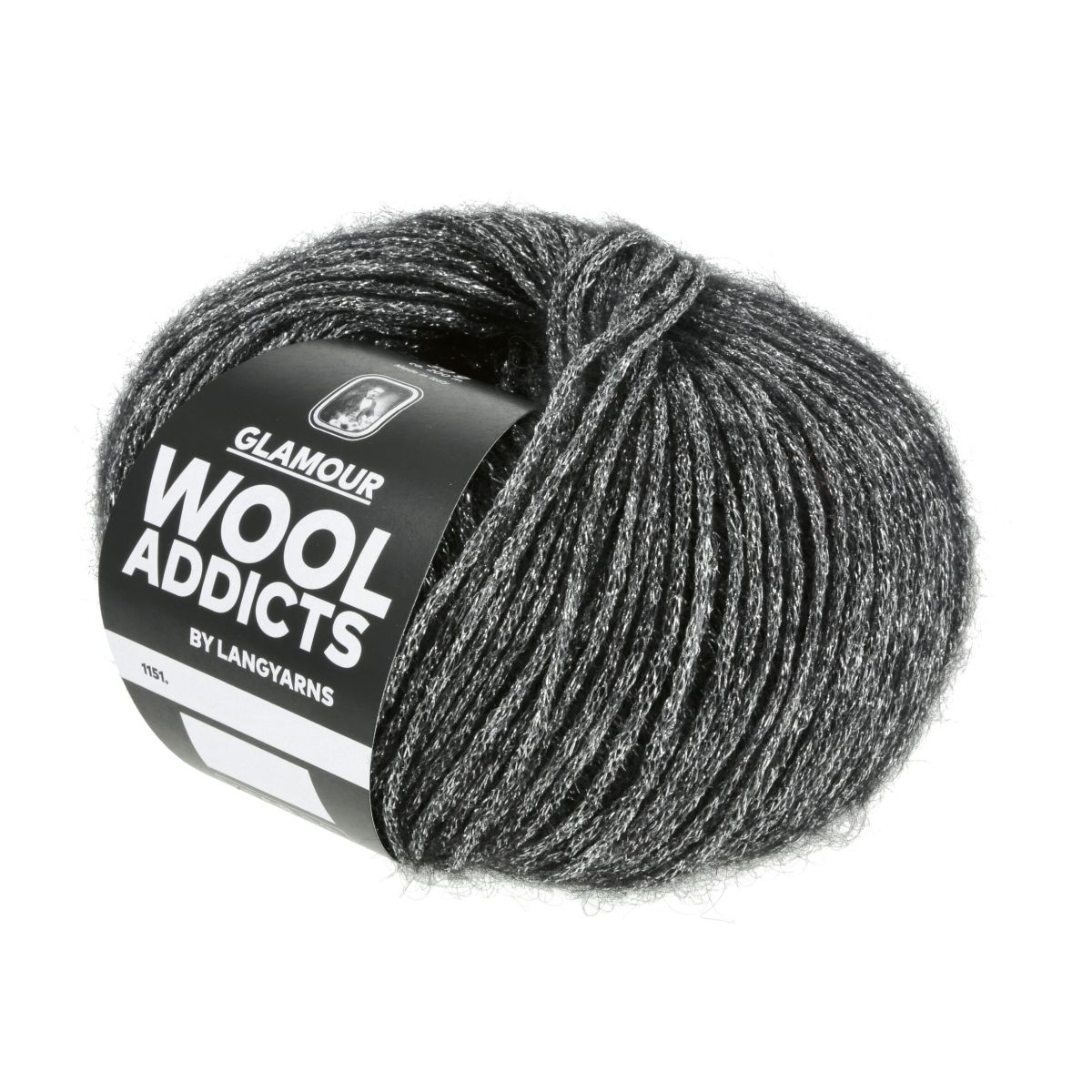 GLAMOUR - 0004 Black/Silver - Lang Yarns