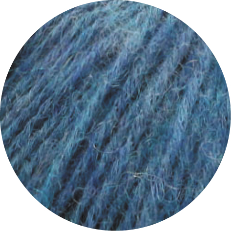 Naturfaser-Garn aus Baumwolle, Merino Schurwolle und Baby Alpaka von Lana Grossa in Farbe 011 saphirblau