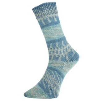 FJORD SOCKS - 196 jeans/türkis/hellgrau - Pro Lana