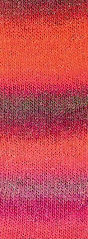 7613 Graubraun/Dunkelrot/Rot/Koralle/Fuchsia