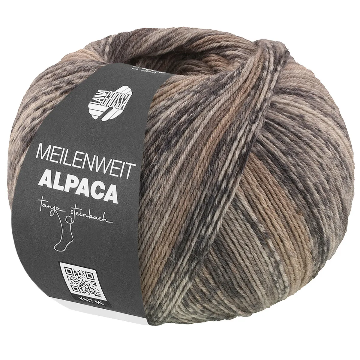MEILENWEIT 100 ALPACA MIX - 2301 Beige/Graubeige/Kieselgrau/Graubraun/Mokka - Lana Grossa