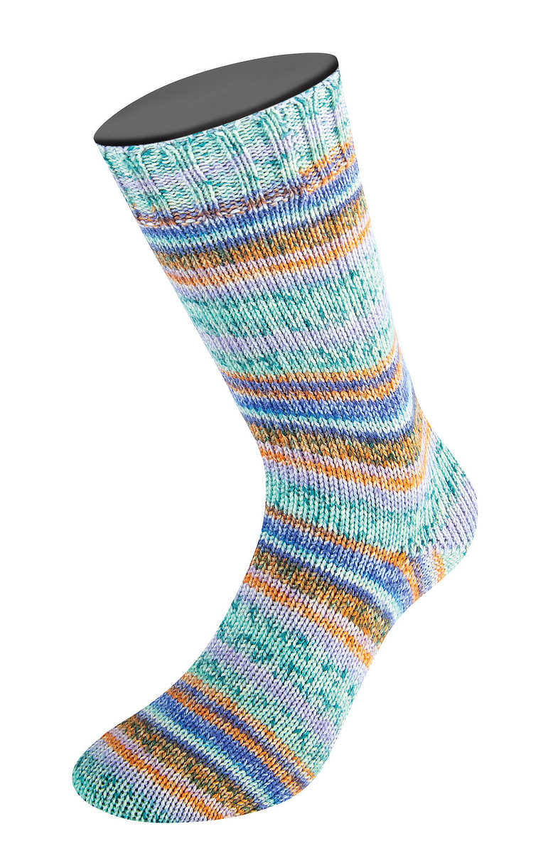 4147 Orangebraun/Lila/Creme/Dunkelgrün/Türkis/Blauviolett