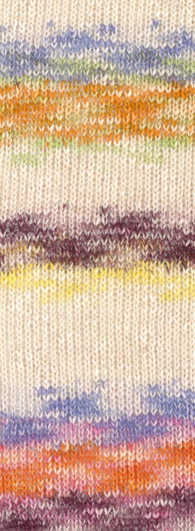 3035 Orange/Brombeer/Natur/Veilchenblau/Hellgrün/Lime