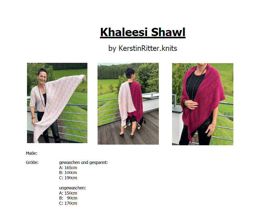 Khaleesi Shawl - Kerstin Ritter