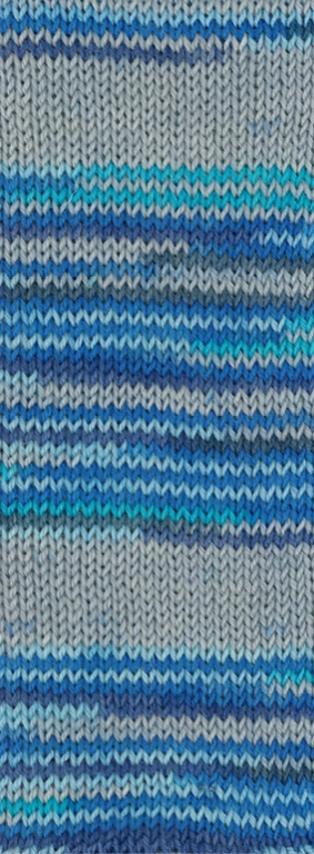 7036 Grau/Türkisblau/Kornblume/Dunkelgrau/Hellblau