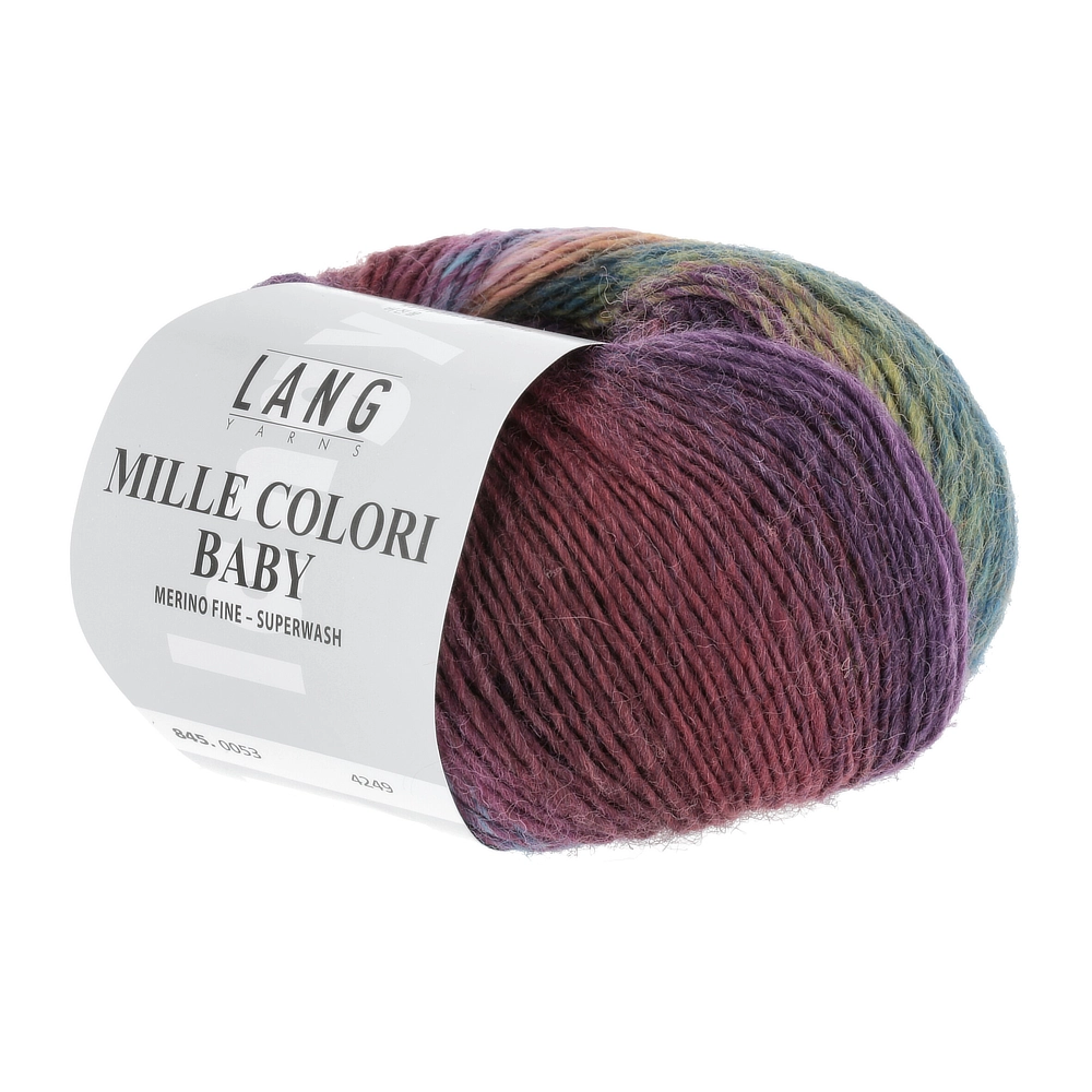 MILLE COLORI Baby - 0053 graubunt - Lang Yarns