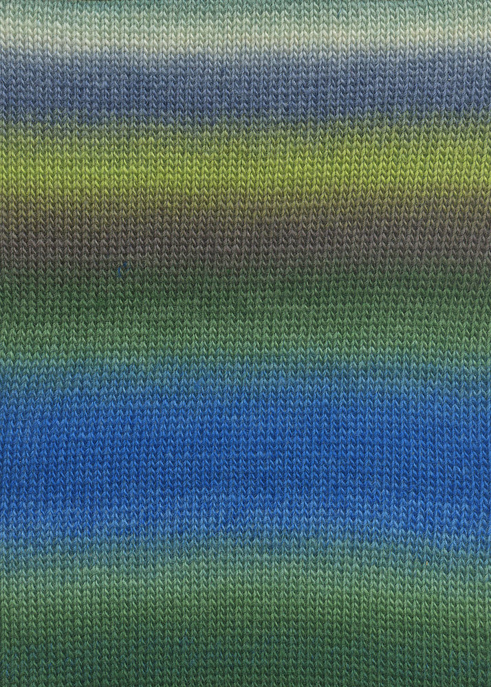 0207 Bunt Grün/Blau