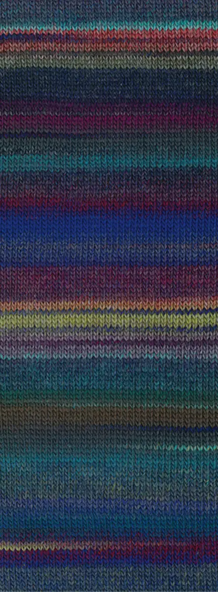 GOMITOLO INTENSO - 231 Dunkelgrau/Dunkel-/Graublau/Petrol/Rosenholz/Blauviolett/Graugrün - Lana Grossa