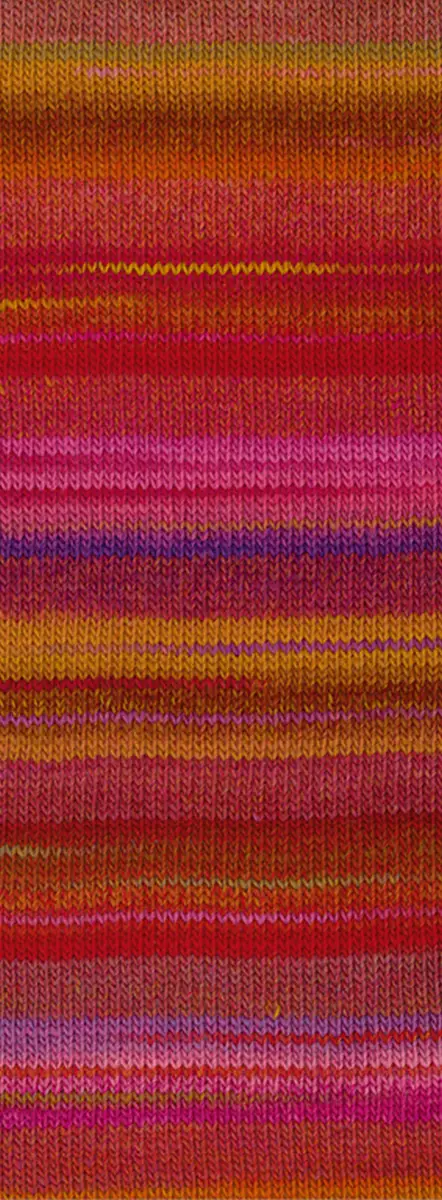 238 Pink/Lila/Ocker-/Goldgelb/Erdbeer/Terrakotta