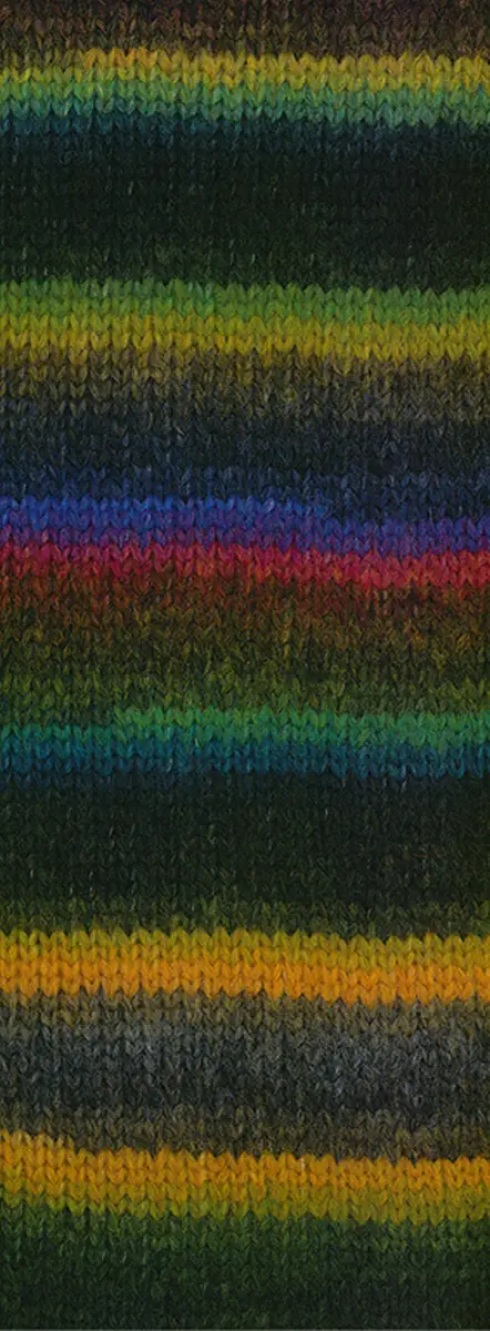 004 Rost/Dunkelpetrol/-oliv/Weiß-/Graugrün/Lila/Brombeer/Graugelb