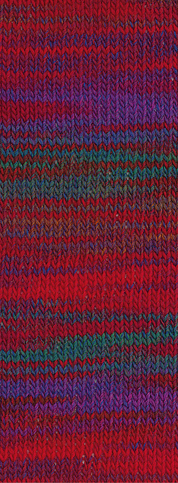 Strick, Wolle, Roter Muster, Mehrfarbig, Streifen