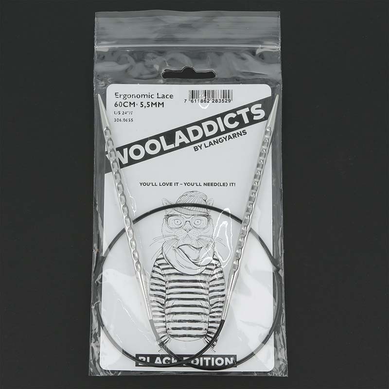 Wooladdicts Feinstricknadel Ergonomic Lace 60cm - 4,5 mm - Addi