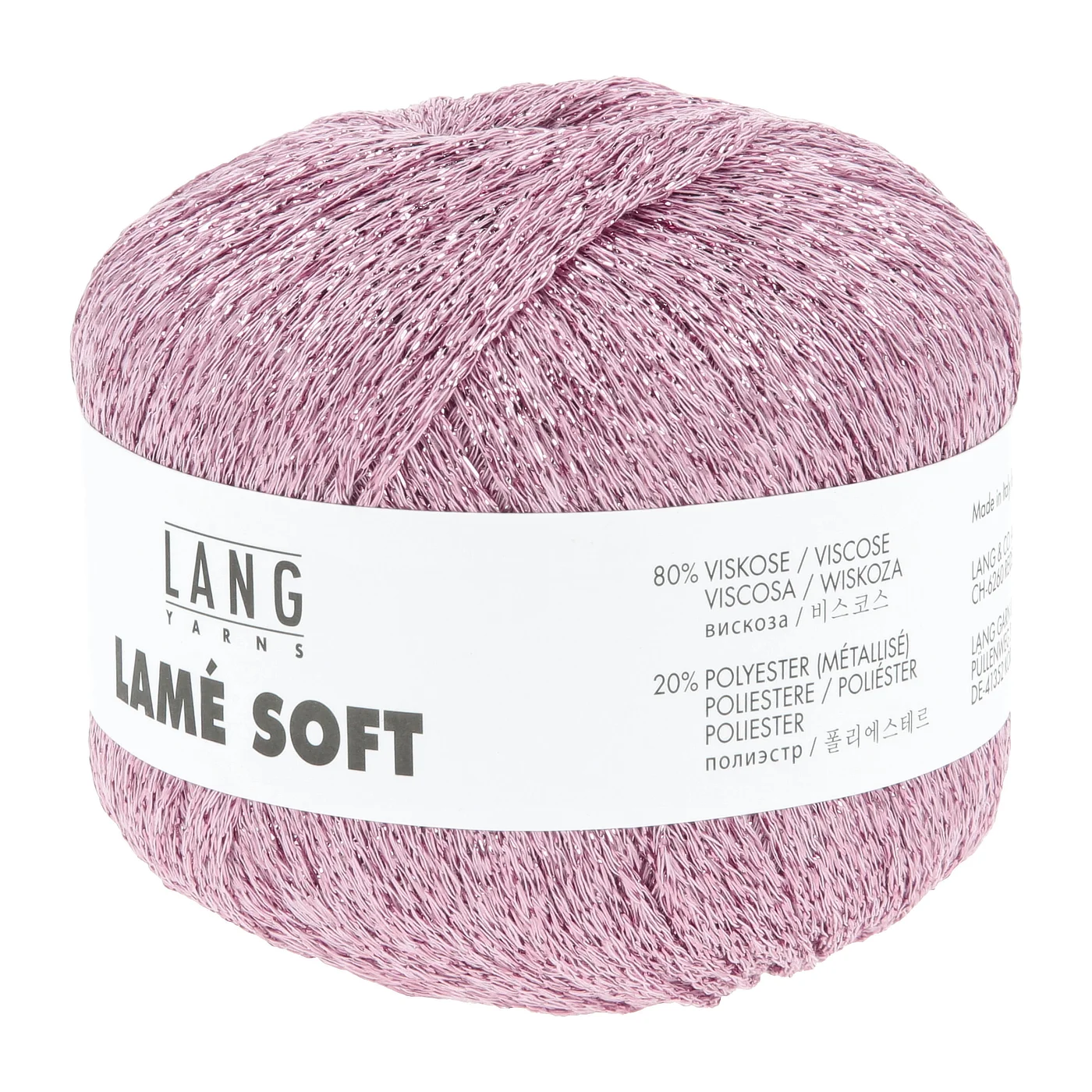 LAMÉ SOFT - 0009 Rosa - Lang Yarns