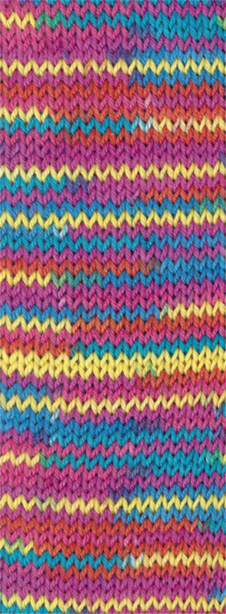 364 Rot/Seegrün/Fuchsia/Hellgelb/Blau