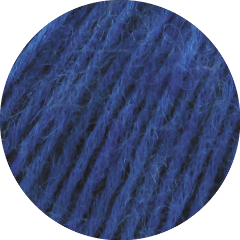 Naturfaser-Garn aus Baumwolle, Merino Schurwolle und Baby Alpaka von Lana Grossa in Farbe 042 blau
