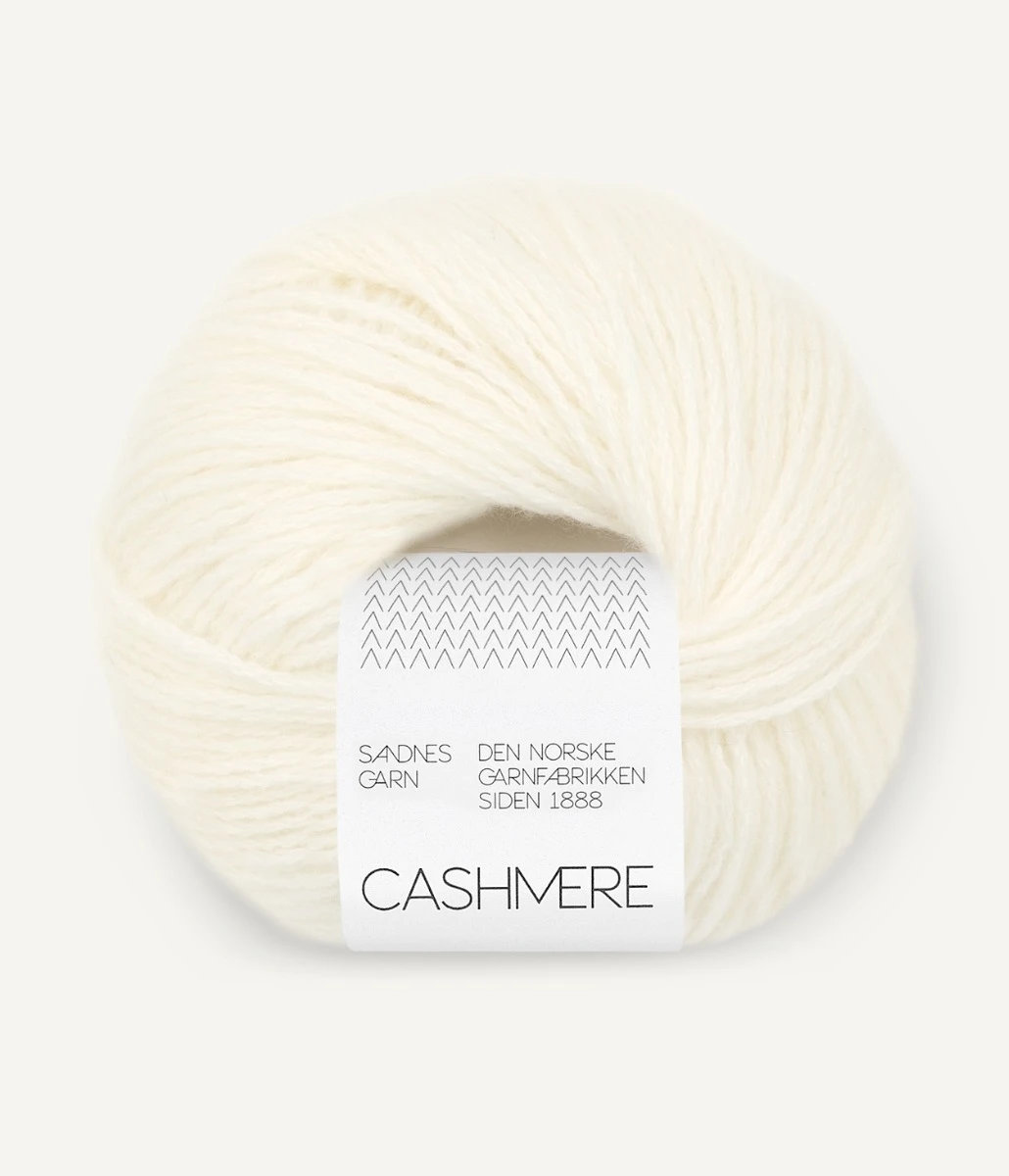 Cashmere - 1002 White - Sandnes