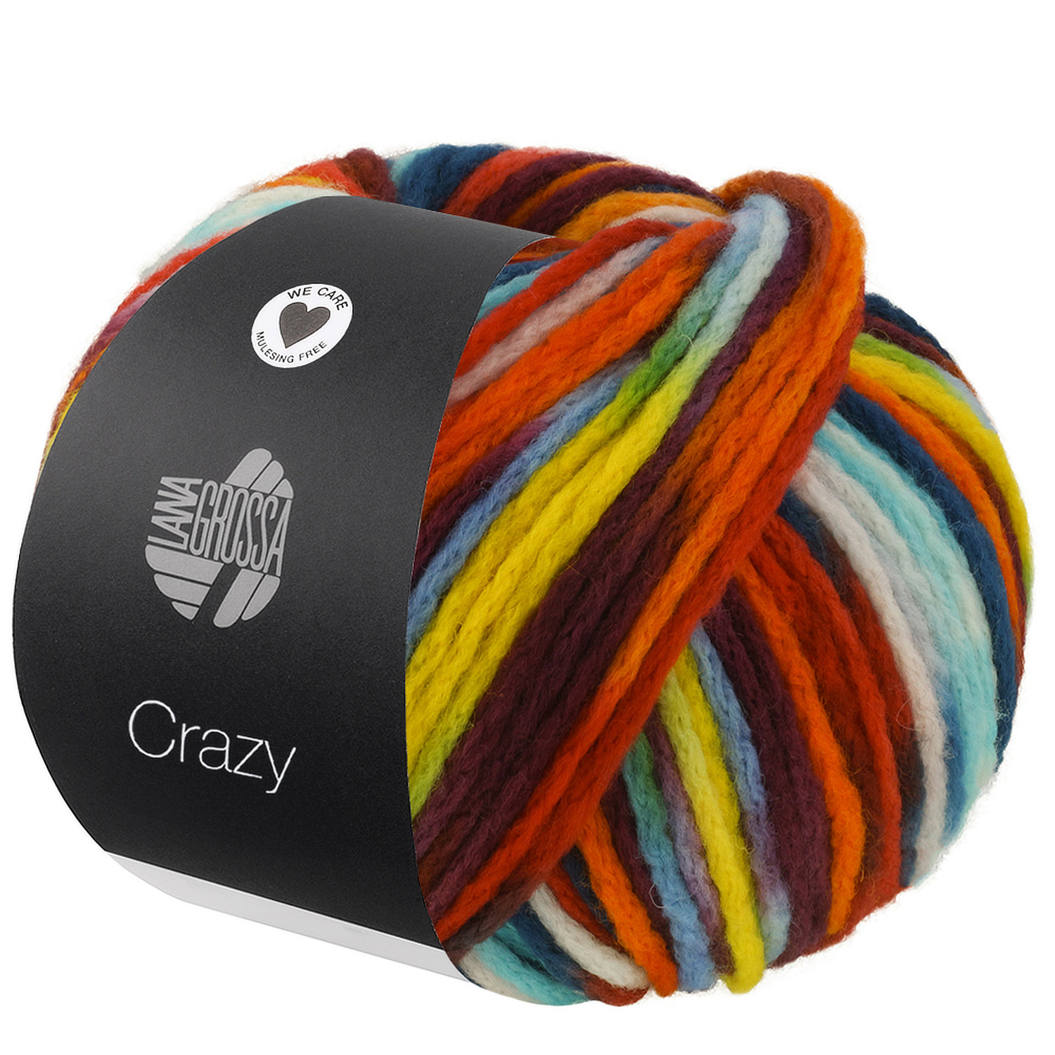 Wolle, Strickgarn, Multicolor, Garnball, Crazy-Variante