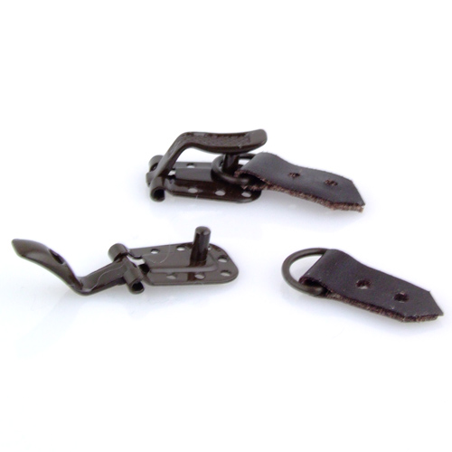 Pelzhaken Clips Braun - Prym