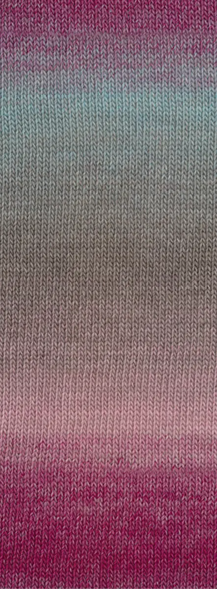 461 Bordeaux/Minttürkis/Graubraun/Altrosa
