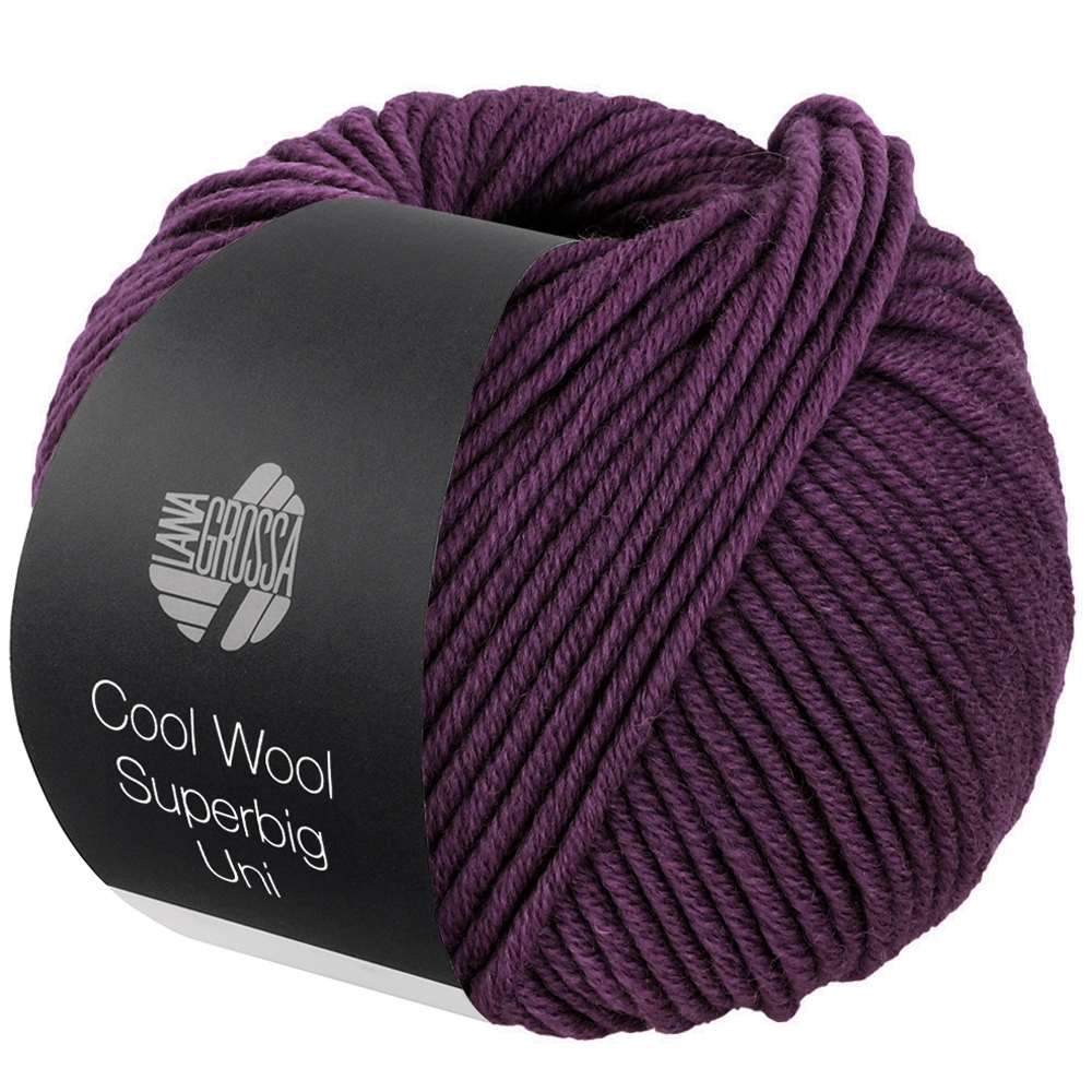 Lana Grossa Cool Wool Superbig Uni - Garn aus 100% Schurwolle (Merino extrafein)