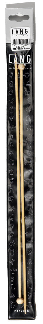 Jackenstricknadeln Bambus 35cm - 3,5 mm - Addi