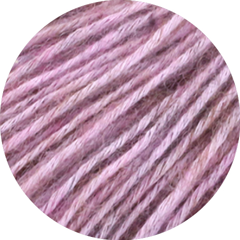 Naturfaser-Garn aus Baumwolle, Merino Schurwolle und Baby Alpaka von Lana Grossa in Farbe 070 antikviolett