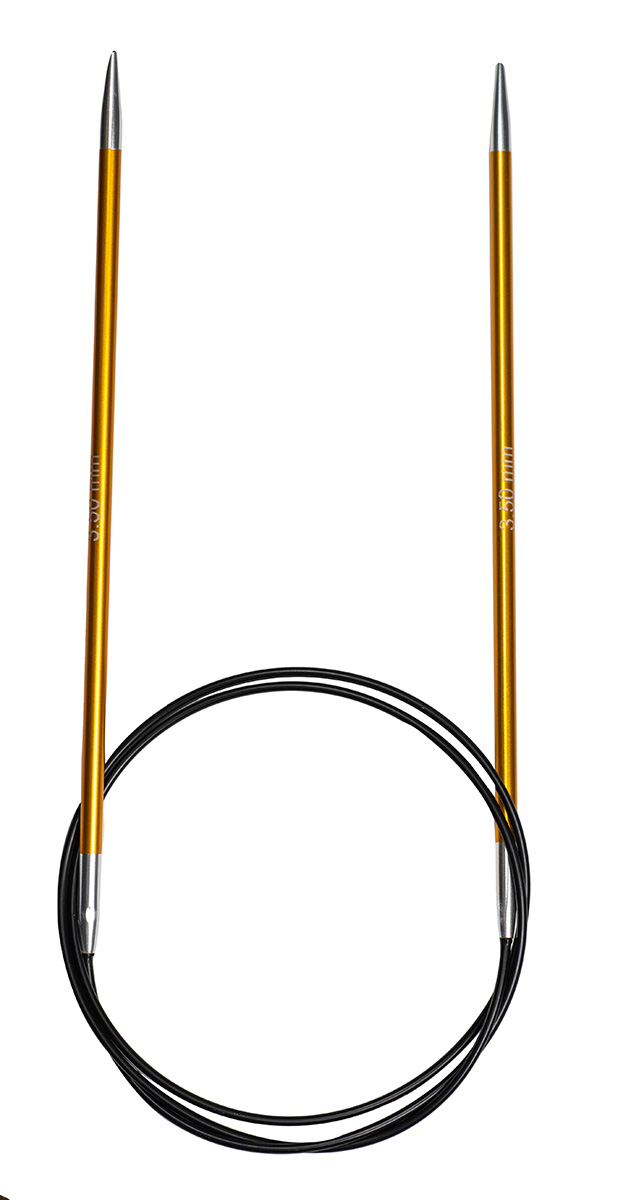 Rundstricknadel Alu RAINBOW 40cm - 3,5 mm - Lana Grossa