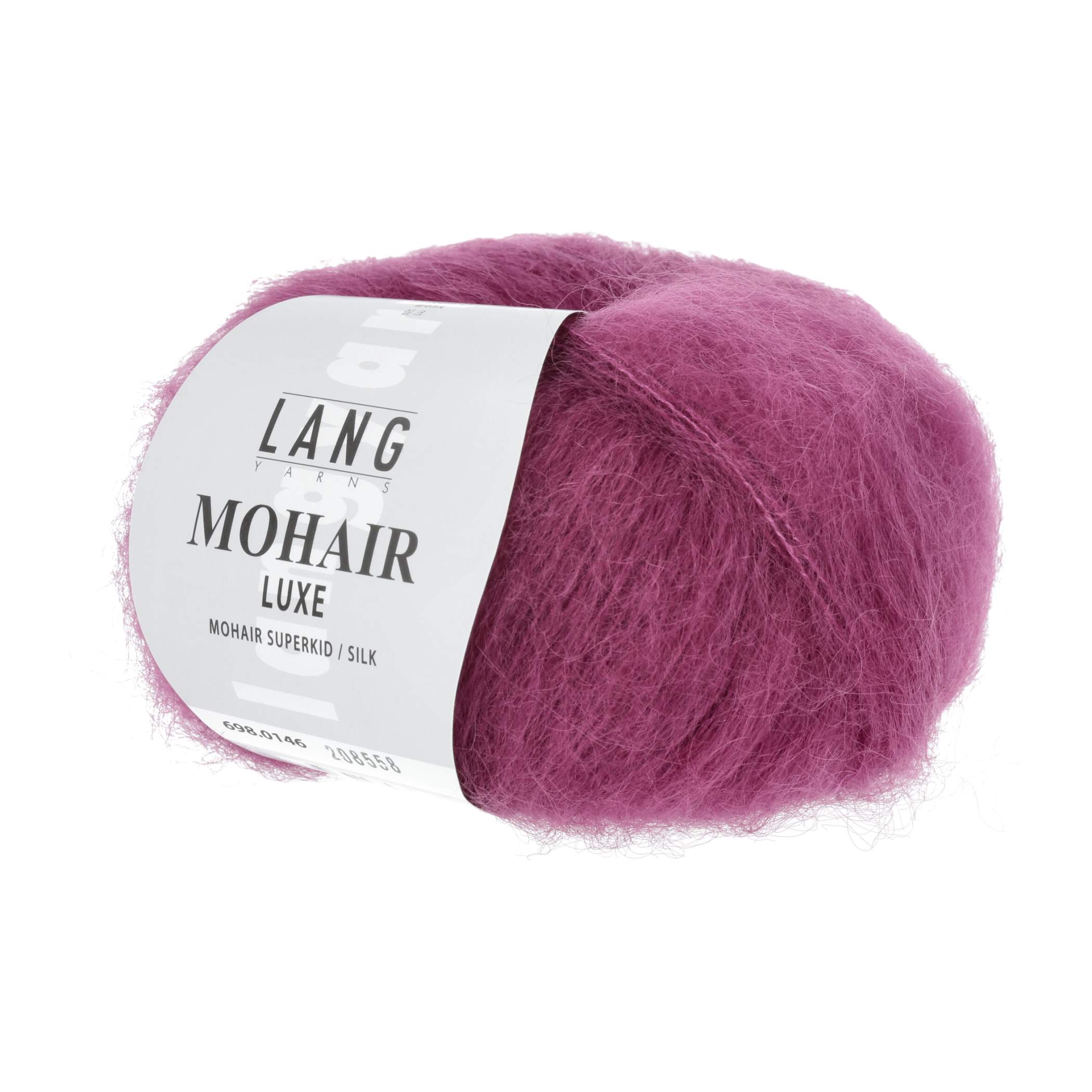Mohair, Luxe, Wolle, Pink, Strickgarn