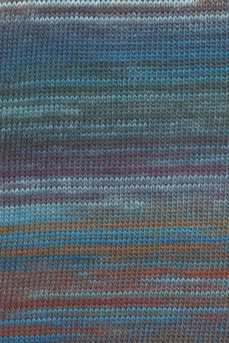 0215 Grün/Aubergine/Ziegel